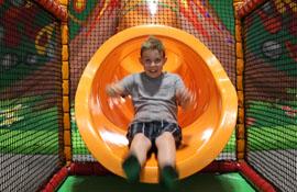 The Volcano Slide at Safari Play! The Volcano Slide at Safari Play!